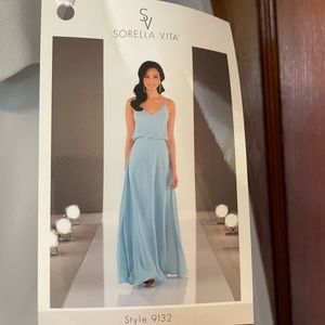 Sorella Vita Bridesmaid dress. Arctic blue - NEVER WORN NEVER ALTERED.